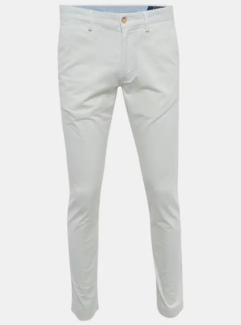 Polo Ralph Lauren White Cotton Chino Trousers M