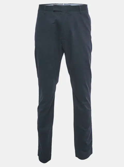 Polo Ralph Lauren Blue Cotton Formal Trousers XXXL