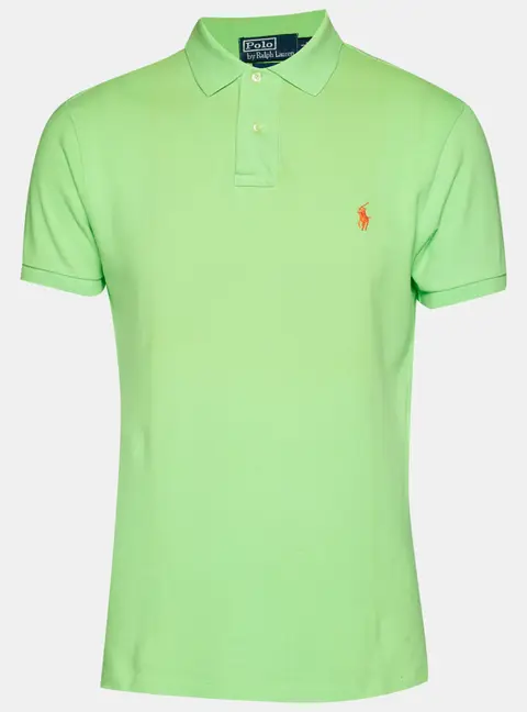 Polo Ralph Lauren Green Cotton Knit Polo T-Shirt M