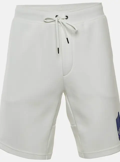 Polo Ralph Lauren White Logo Print Jersey Shorts M