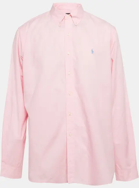 Polo Ralph Lauren Pink Cotton Long Sleeve Shirt XL