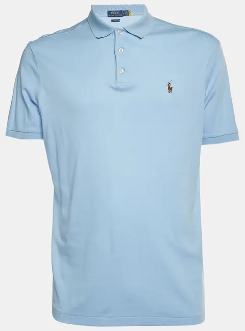 Polo Ralph Lauren Blue Jersey Polo T-Shirt M