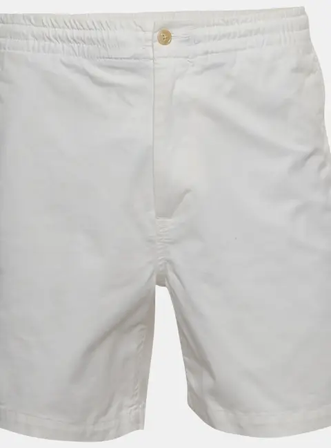 Polo Ralph Lauren White Cotton Classic Fit Prepster Shorts L
