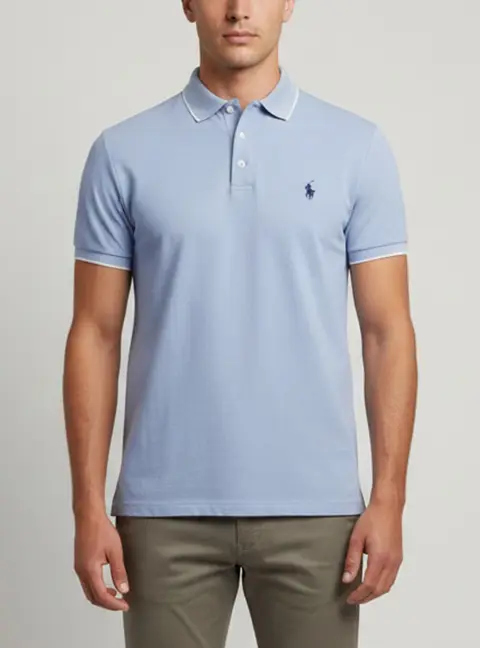 Polo Ralph Lauren Lilac Cotton Pique Polo T-Shirt S