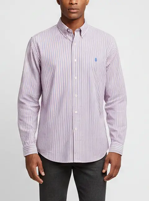Polo Ralph Lauren Pink Stripes Cotton Button Down Shirts XXL
