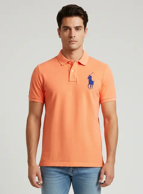 Polo Ralph Lauren Orange Cotton Pique Short Sleeve T-Shirt XL