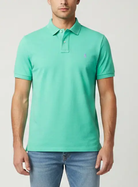 Polo Ralph Lauren Green Cotton Pique Short Sleeve T-Shirt M