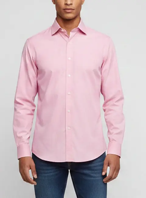 Polo Ralph Lauren Pink Cotton Button Front Shirt S