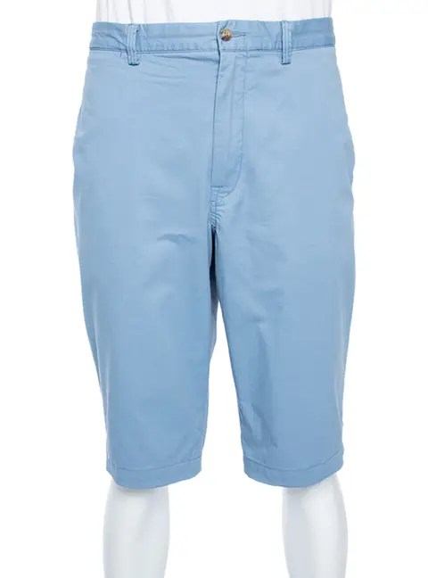 Polo Ralph Lauren Blue Stretch Cotton Straight Fit Chino Shorts XL