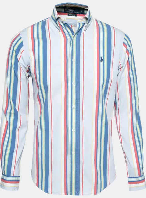 Polo Ralph Lauren Multicolor Striped Cotton Button Down Shirt S