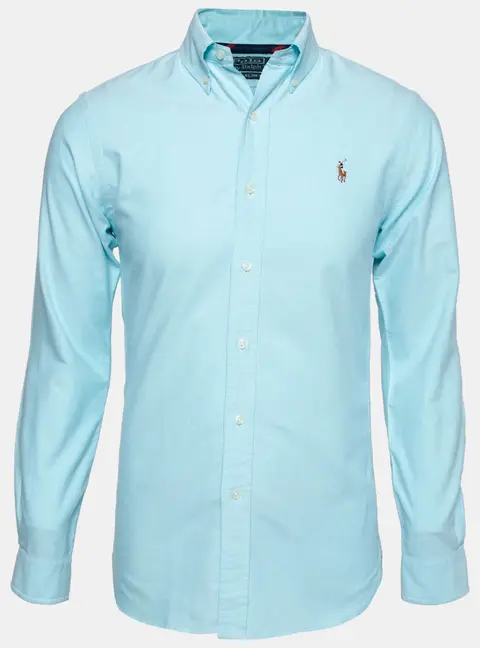 Polo Ralph Lauren Blue Cotton Long Sleeve Shirt S