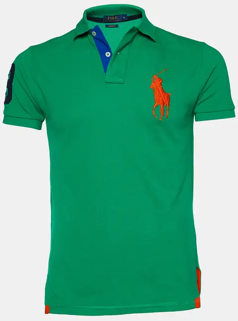 Polo Ralph Lauren Green Cotton Pique Polo T-Shirt XS