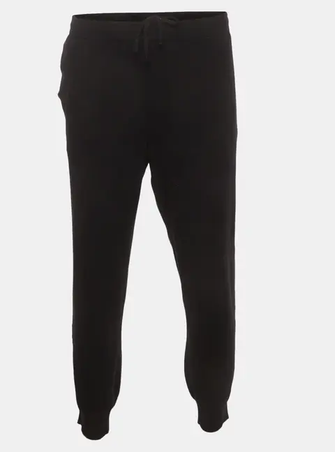 Prada Black Knit Elasticated Waist Joggers XXL