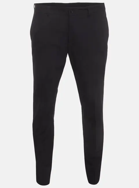 Prada Navy Blue Synthetic Stretch Slim Fit Trousers XL