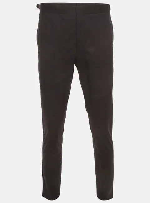 Prada Black Stretch Cotton Regular Fit Trouser XL