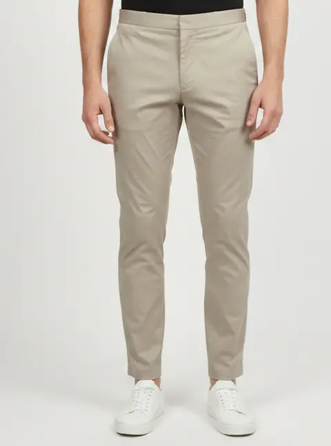 Prada Beige Cotton Blend Regular Fit Trousers XL
