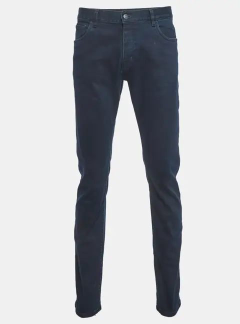 Prada Navy Blue Denim Skinny Jeans L/Waist 34"