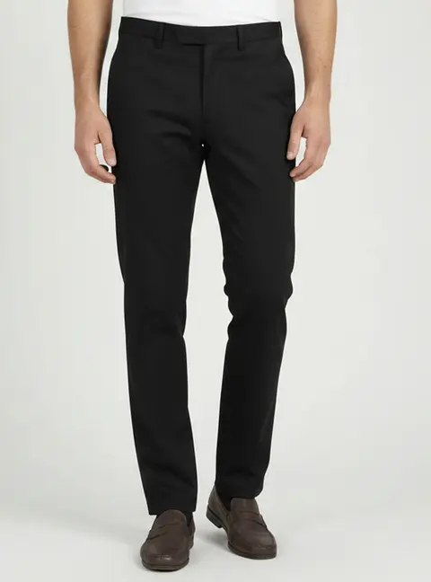 Prada Black Satin Trousers 3XL