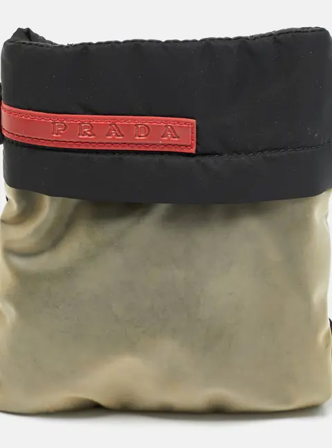 Prada Sport Black Nylon and PVC Arm Pouch