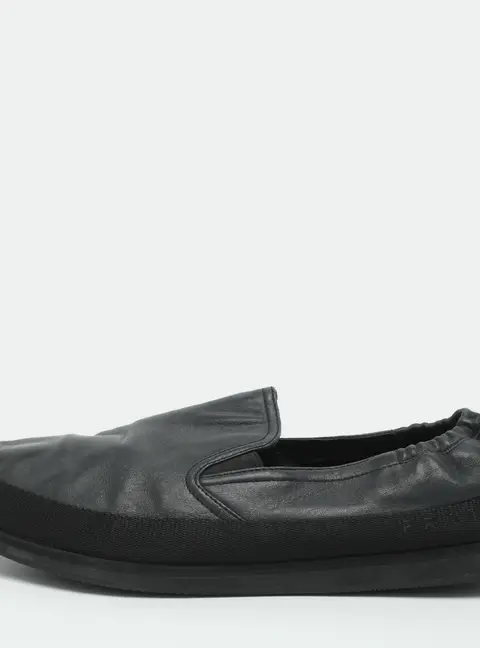 Prada Sport Size 44.5 Blue Leather Slip On Sneakers