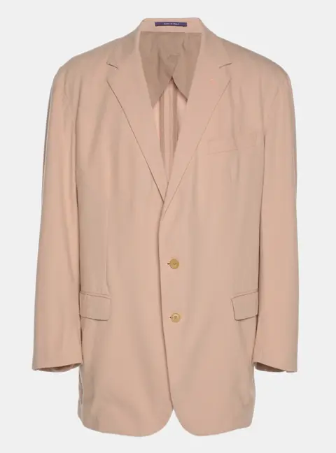 Ralph Lauren Purple Label Light Pink Cotton Blazer