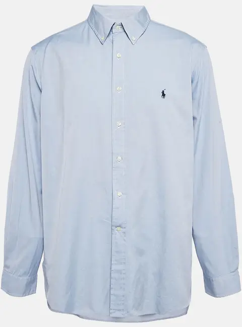 Ralph Lauren Blue Cotton Long Sleeve Shirt XXXL