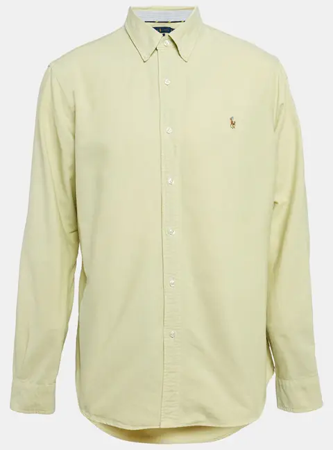 Ralph Lauren Light Green Cotton Slim Fit Shirt XL