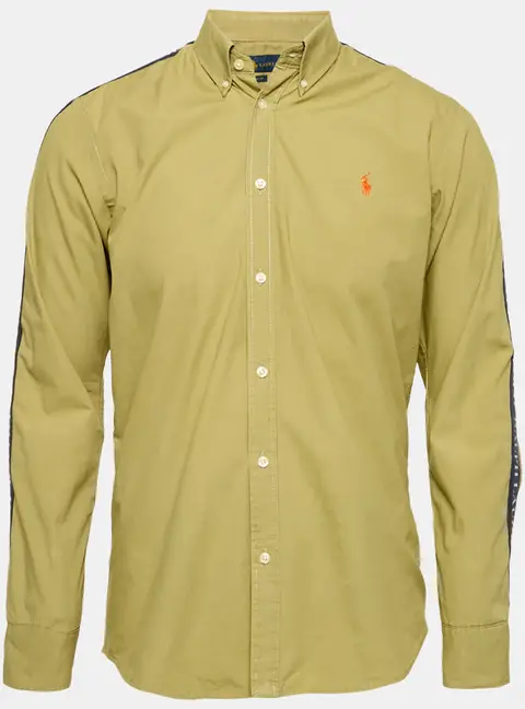 Ralph Lauren Green Cotton Classic Fit Shirt M