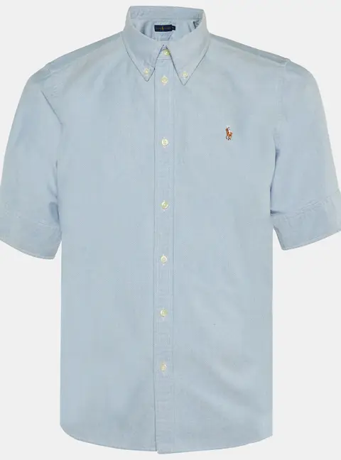 Ralph Lauren Light Blue Denim Button Front Shirt XL