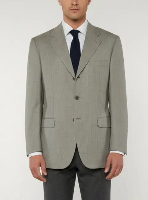 Brioni Grey Wool Blend Regular Fit Palatino Blazer XL