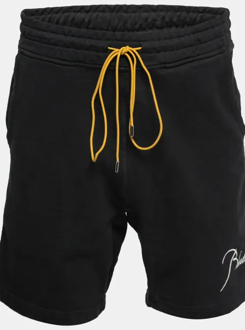Rhude Black Cotton Shorts M
