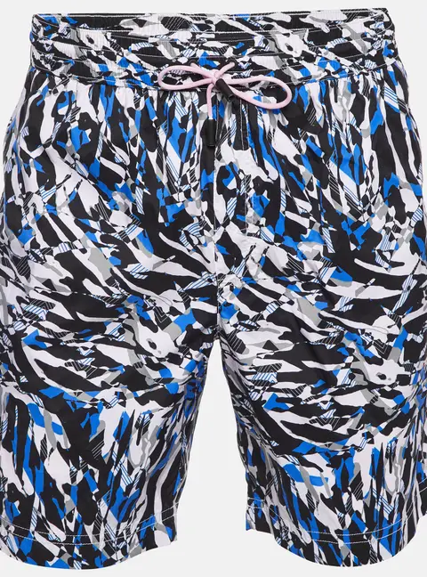 Roberto Cavalli Beachwear Blue Printed Swim Shorts M