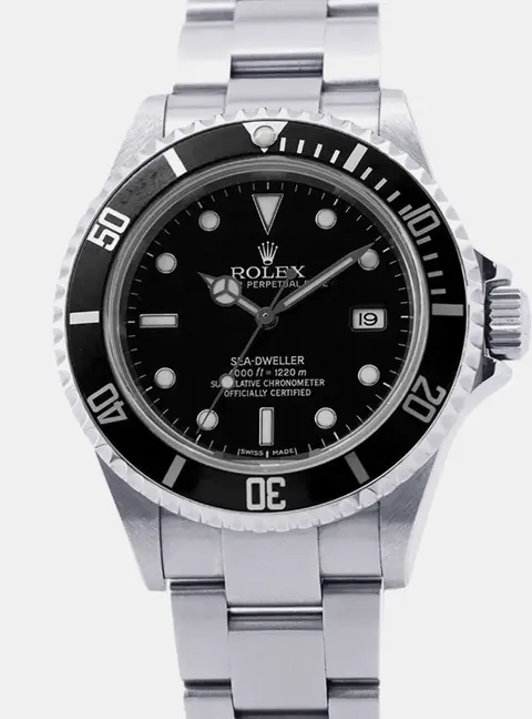 Rolex Sea-Dweller 16600 Automatic Black Dial Stainless Steel Men's Wristwatch 40mm