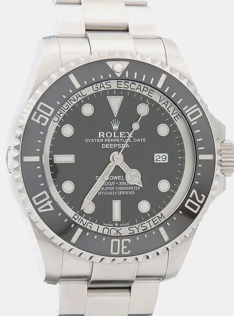 Rolex Sea-Dweller Deepsea 126660 Black Stainless Steel Men's Wristwatch 44mm