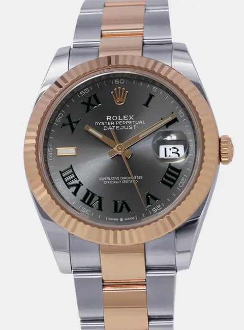 Rolex Datejust 126331 18K Rose Gold, Stainless Steel Automatic Men's Wristwatch 41mm