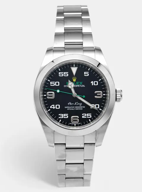 Rolex Air-King M116900-0001 Black Dial Oystersteel Men's Wristwatch 40 mm