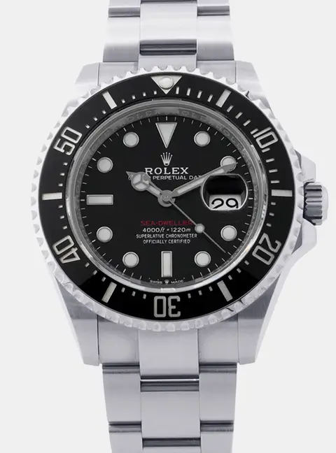 Rolex Sea-Dweller 126600 Black Stainless Steel Automatic Men's Wristwatch 43mm