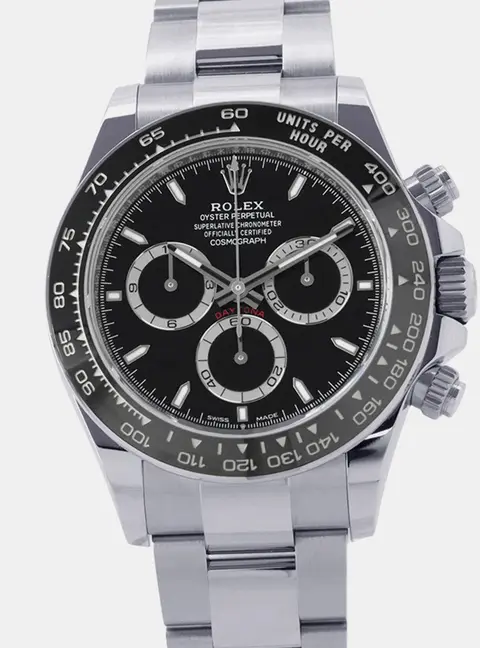 Rolex Cosmograph Daytona 126500LN Black Stainless Steel Automatic Men's Wristwatch 40mm