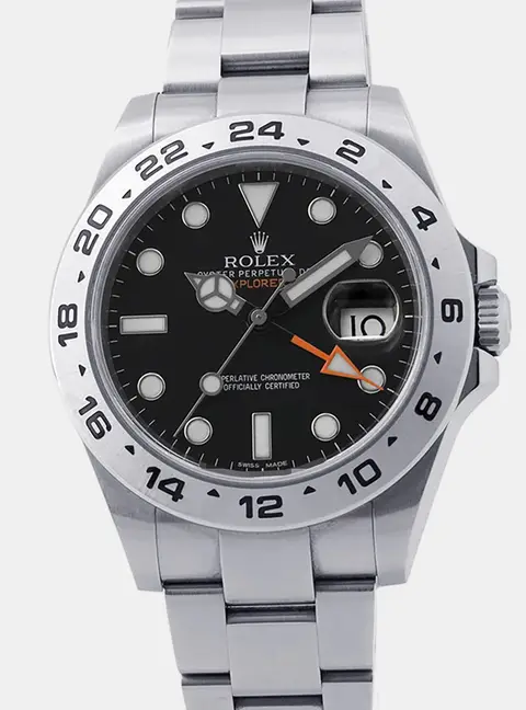 Rolex Explorer II 216570 Black Stainless Steel Automatic Men's Wristwatch 42mm