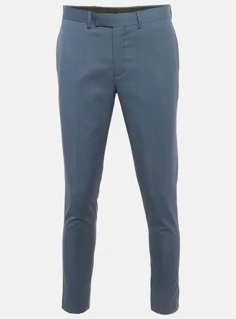 Sandro Blue Wool Tailored Trousers M