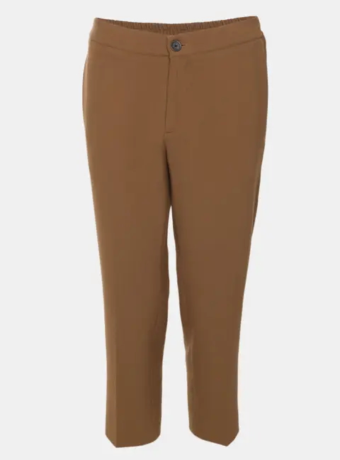 Sandro Brown Jersey Elasticated Pants XL