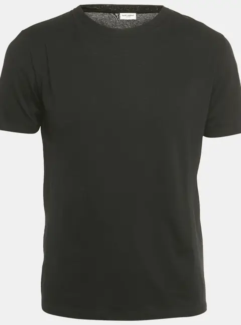 Saint Laurent Paris Black Love 1971 Printed Cotton T-Shirt XS