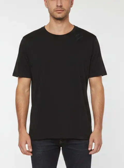 Saint Laurent Black Jersey Crewneck T-Shirt XL