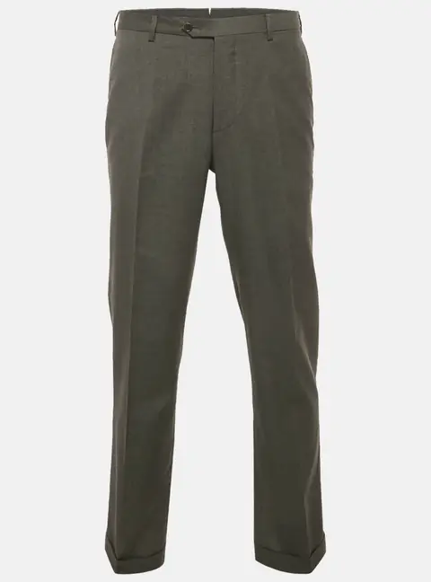 Salvatore Ferragamo Vintage Grey Wool Formal Trousers XL