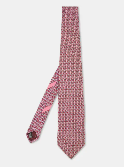 Salvatore Ferragamo Multicolor Silk Tie