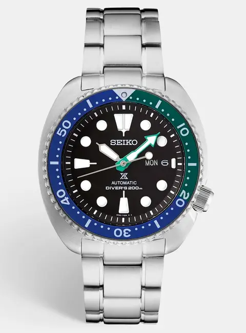 Seiko Prospex SRPJ35K1 Black Dial Stainless Steel Men's Wristwatch 45 mm