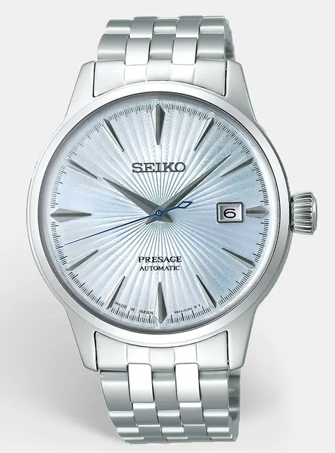 Seiko Presage SRPE19J1 Blue Dial Stainless Steel Men's Wristwatch 40.5 mm