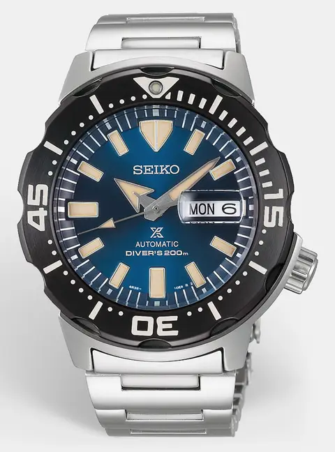 Seiko Prospex SRPD25K1 Blue Dial Stainless Steel Men's Wristwatch 42.4 mm