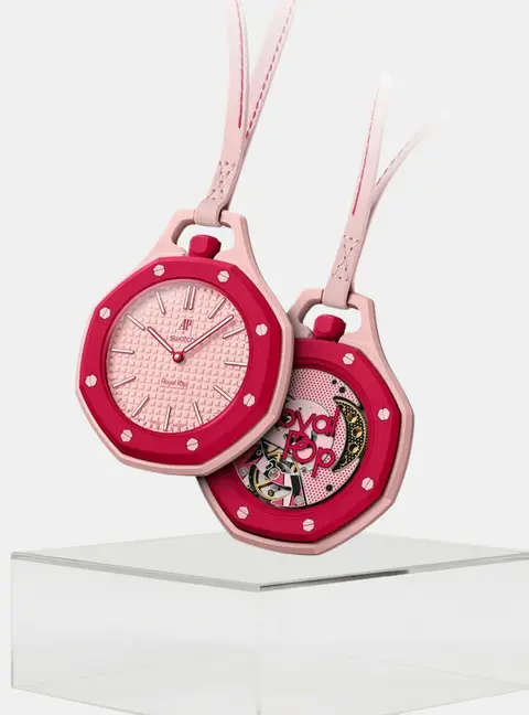 Swatch x Audemars Piguet Royal Pop Otto Rosso Pink Ceramic Bioceramic Mechanical Wristwatch 40mm