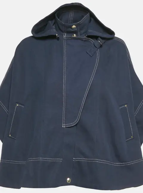 Chloe Kids Blue Cotton Hooded Top 8Yrs